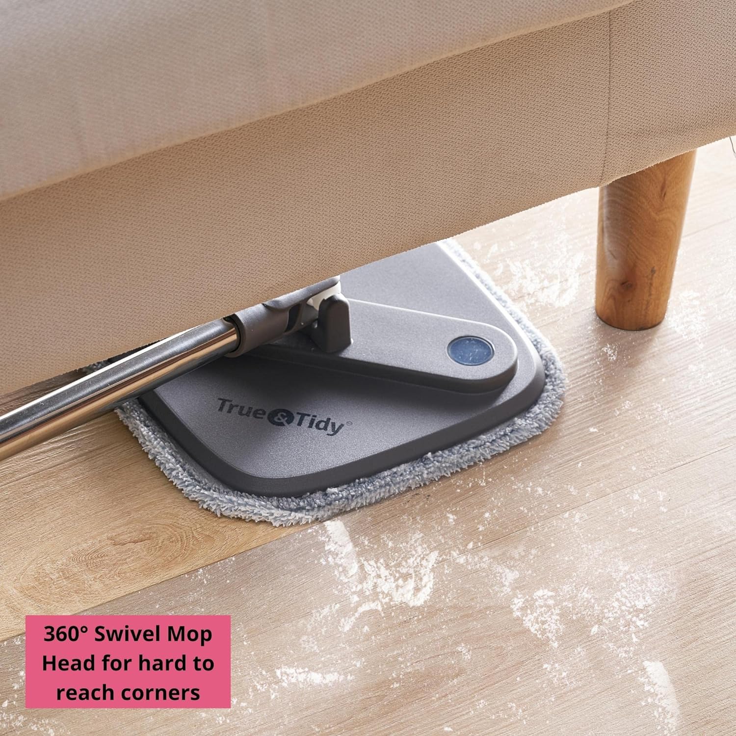 Mop and Bucket, Spin Mop, Dual Compartment Mop Bucket, Cleaning Mop -2 Machine Washable Mop Pads Mop and Bucket, Spin Mop, Dual Compartment Mop Bucket, Cleaning Mop -2 Machine Washable Mop Pads